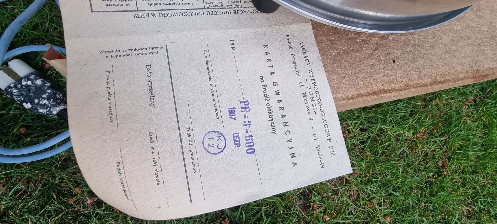Prodiż elektryczny NOWY Z 1987 R