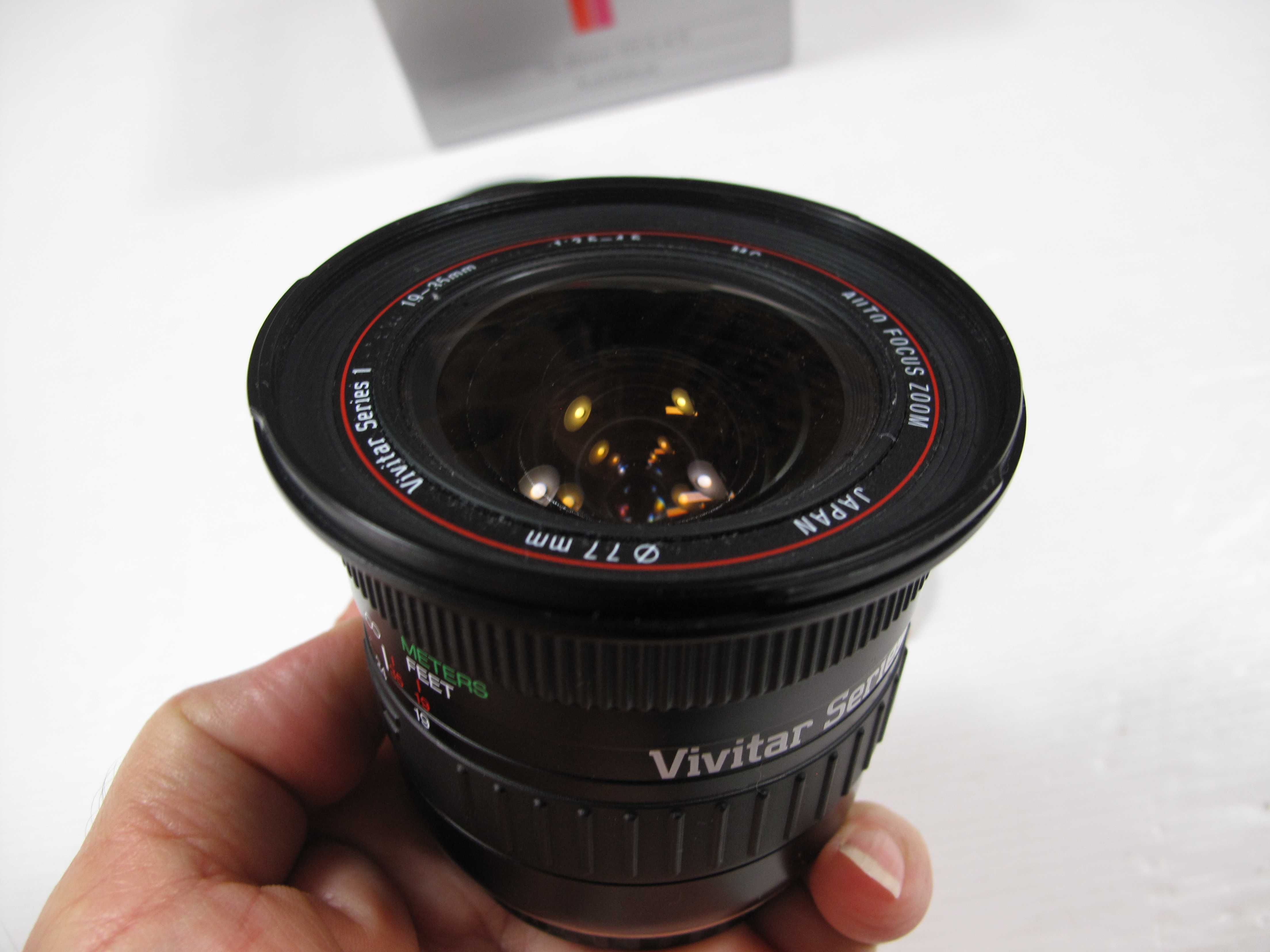 Canon /Vivitar 19-35mm na caixa quase sem uso