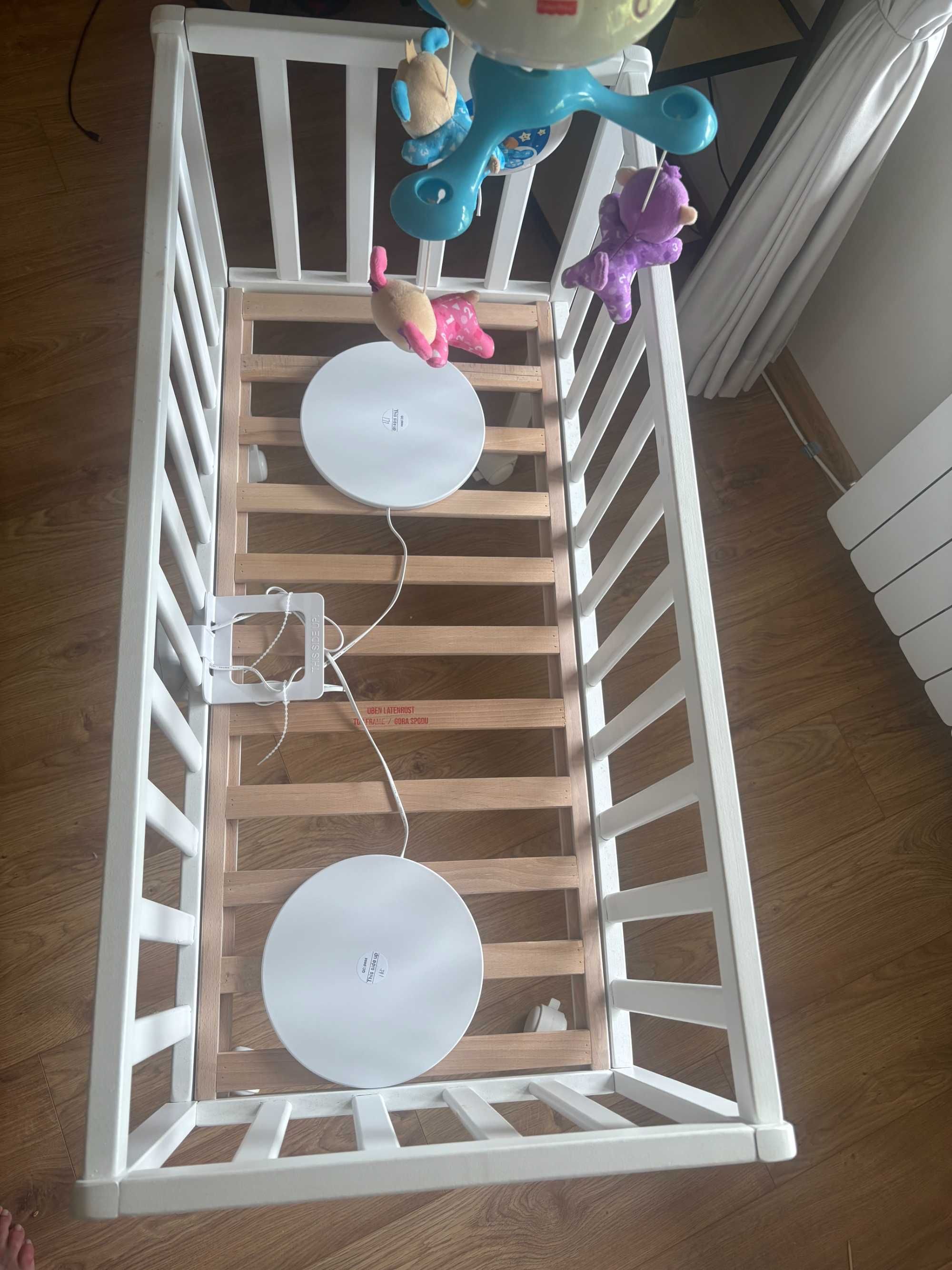 Dostawka Babysense LUNA 7 Mini z monitorem oddechu i karuzelką
