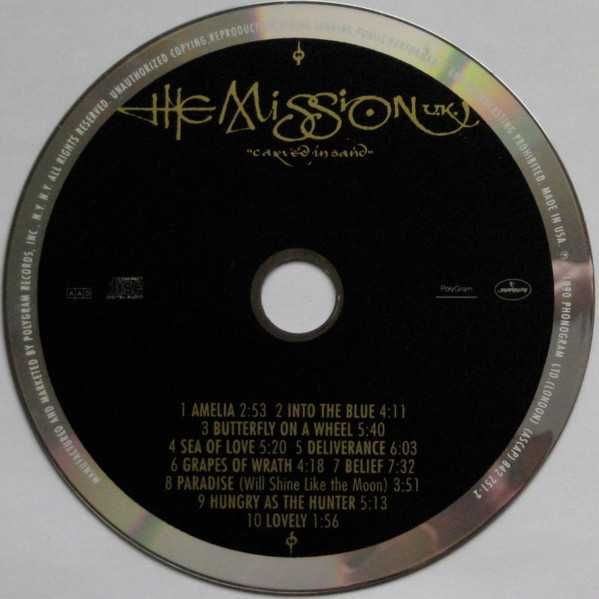 MISSION cd Carved In Sand         gothic  super