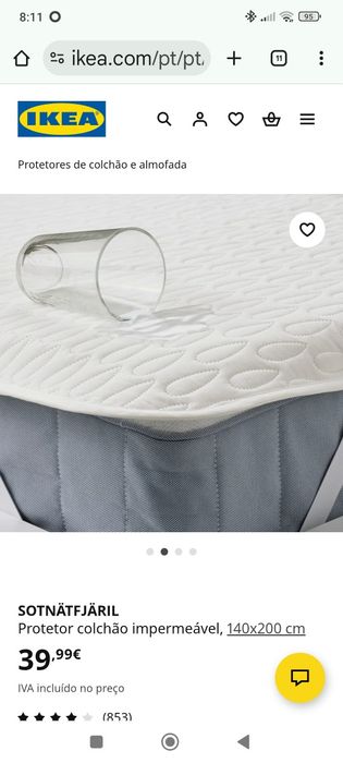 Protetor de colchão NOVO