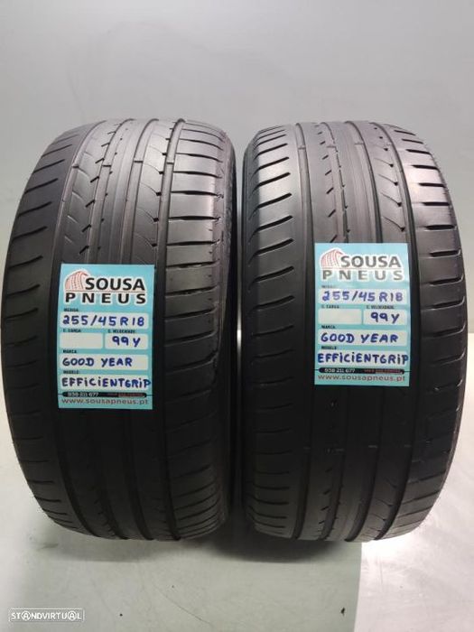 2 pneus semi novos 255-45r18 good year - oferta dos portes 120 EUROS