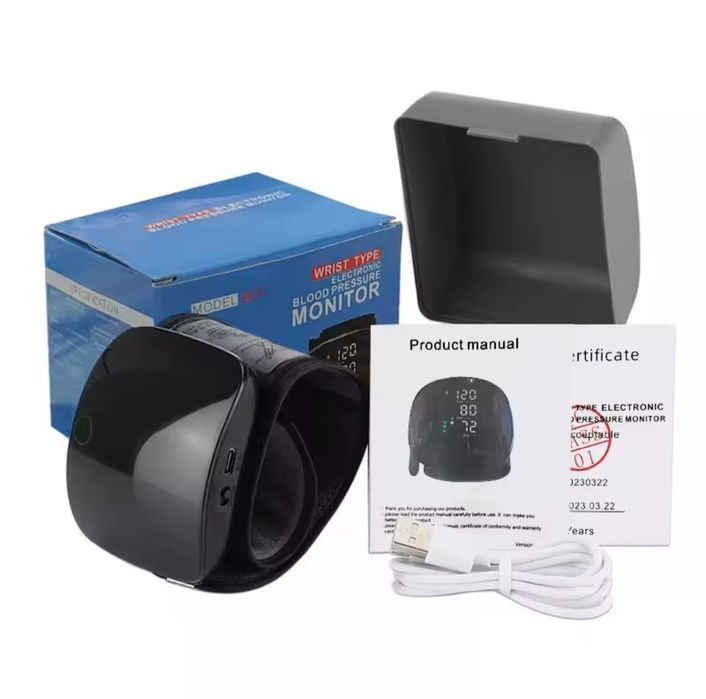 Тонометр цифровий з акумулятором на запястя