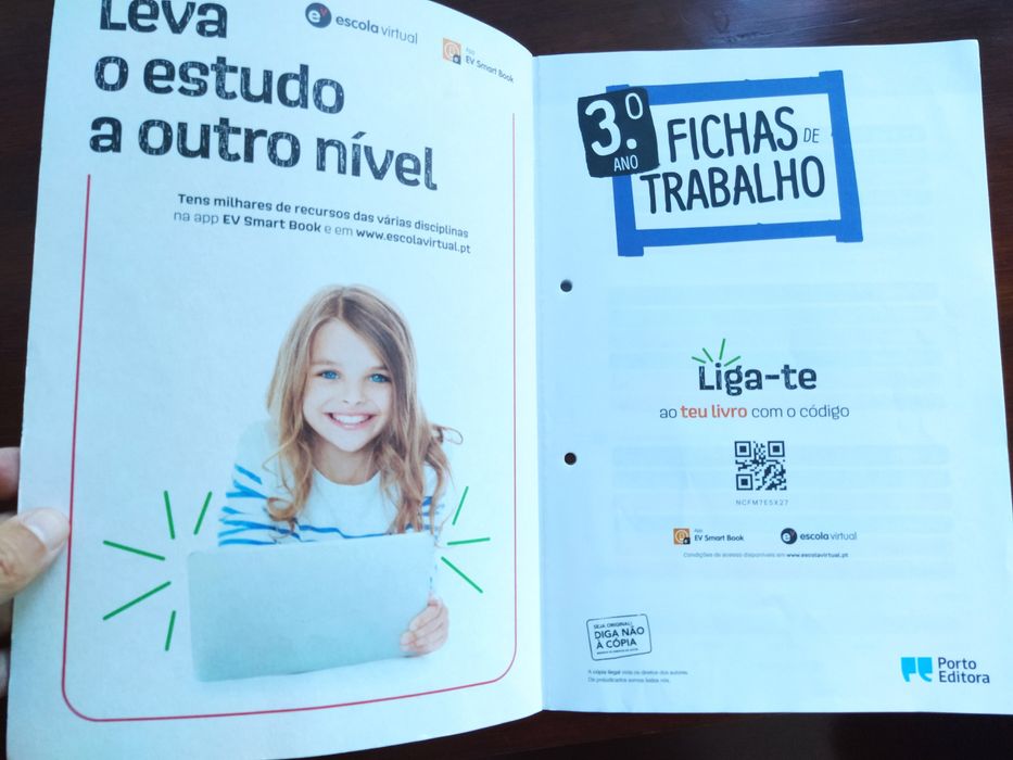 Fichas de Trabalho - 3.º Ano - (Português, Matemática, Estudo do Meio)