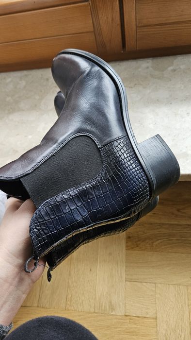 Botki Gino Rossi skórzane