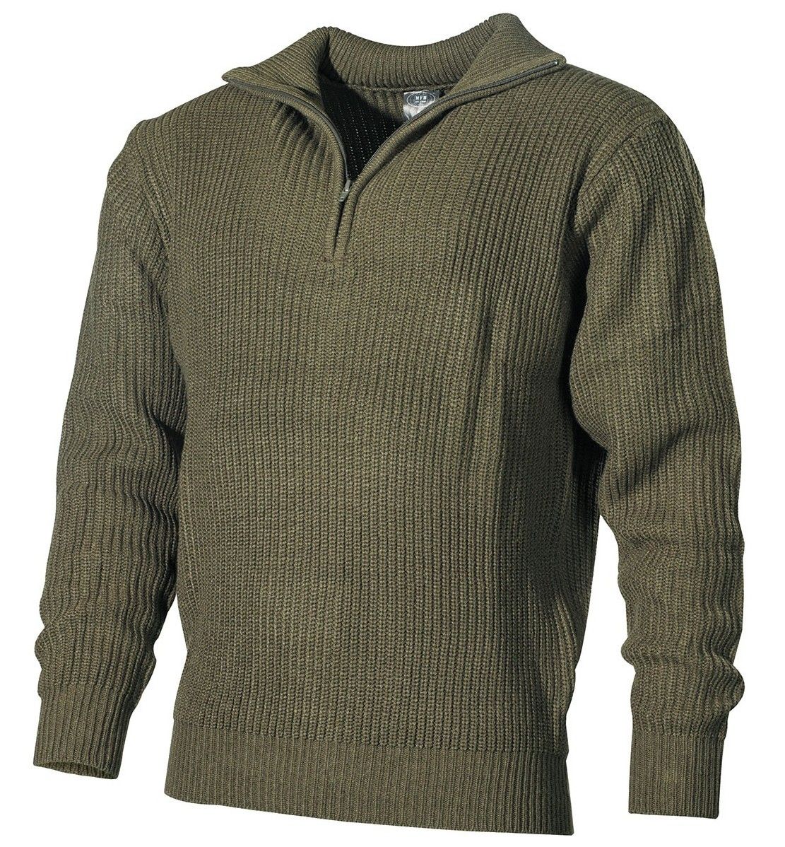 sweter "troyer" oliwkowy m