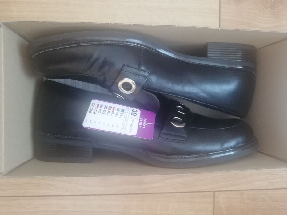 Buty damskie mokasyny lordsy NOWE
