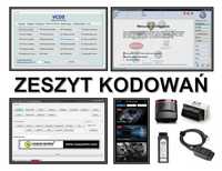 Zeszyt kodowań - Audi VW Skoda Seat - VCDS OBD11 ODIS VCP