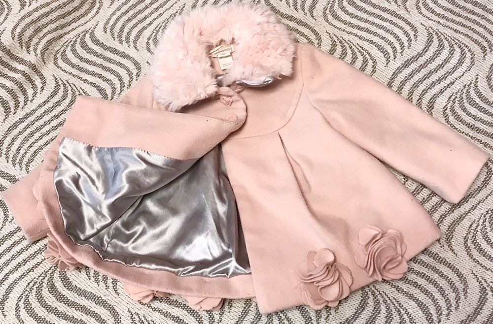Розовое пальто Monsoon