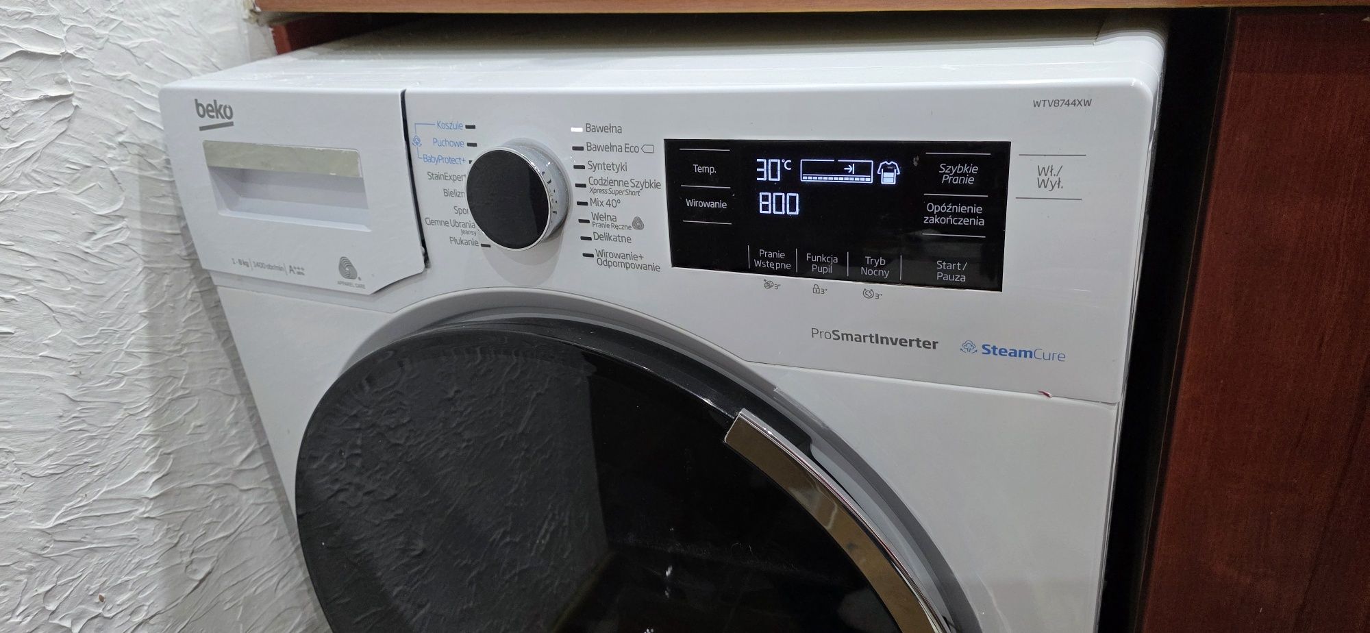 Pralka beko WTV8744XW