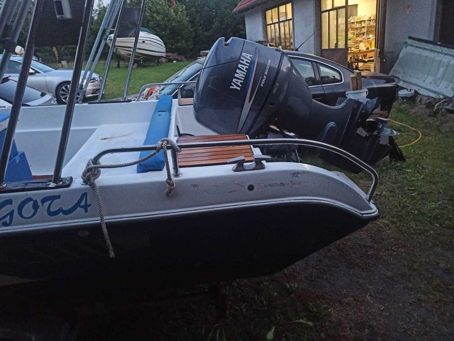 Sprzedam motorówkę, łódkę motorową, Yamaha 50KM