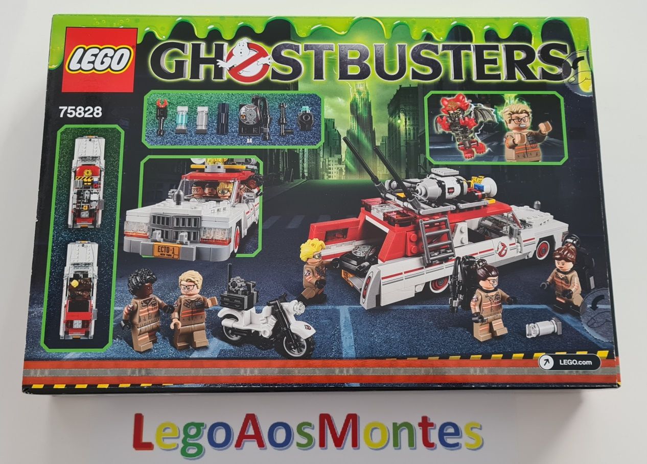 Lego 75828 Ghostbusters Ecto 1&2. Selado.