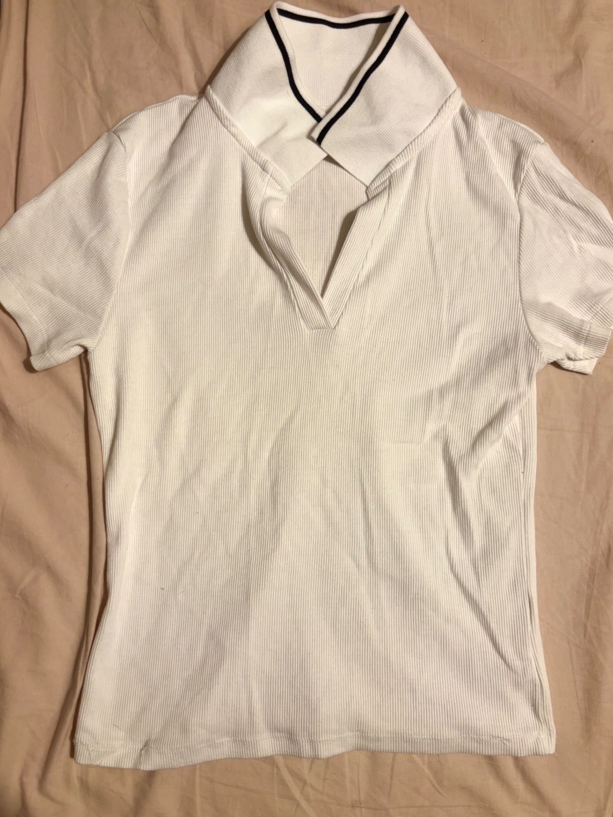 Camisa polo branca