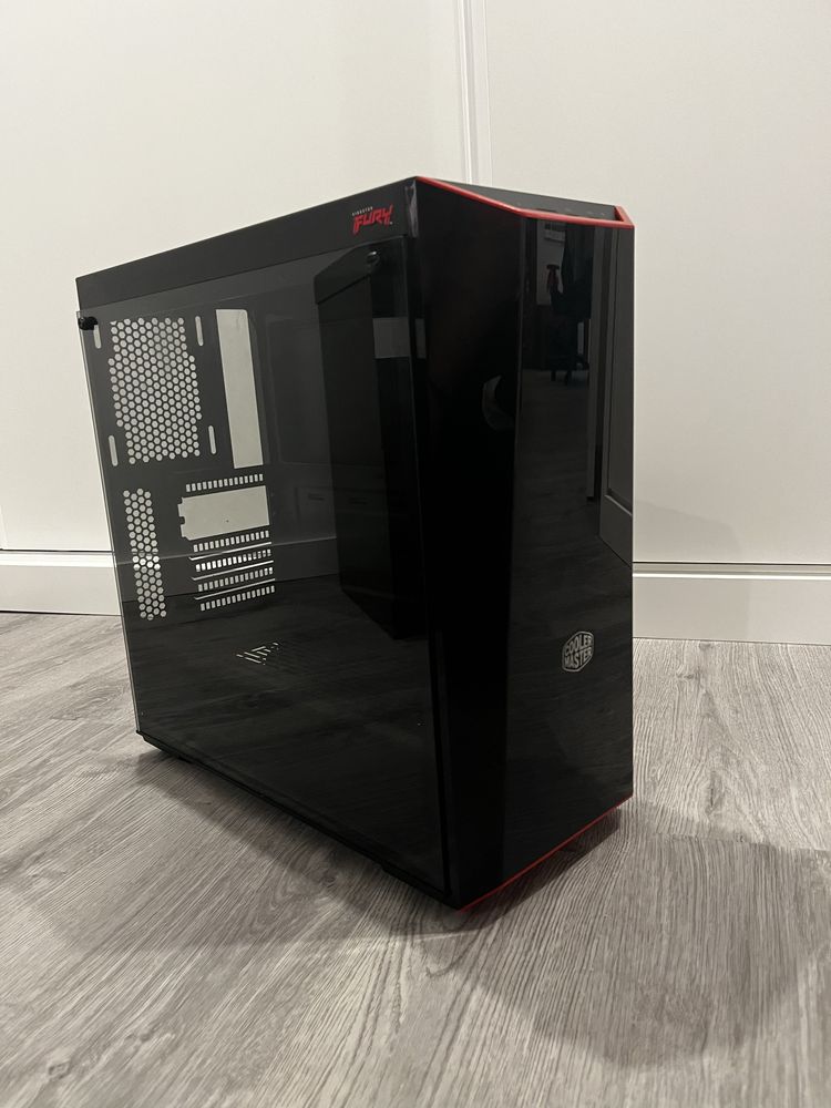 Case Cooler Master ATX com vidro temperado