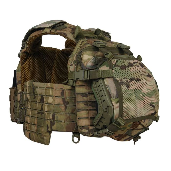 Плитоноска Warmor Gen.5 (Мультикам) + 3 жорстких підсумка під магазини