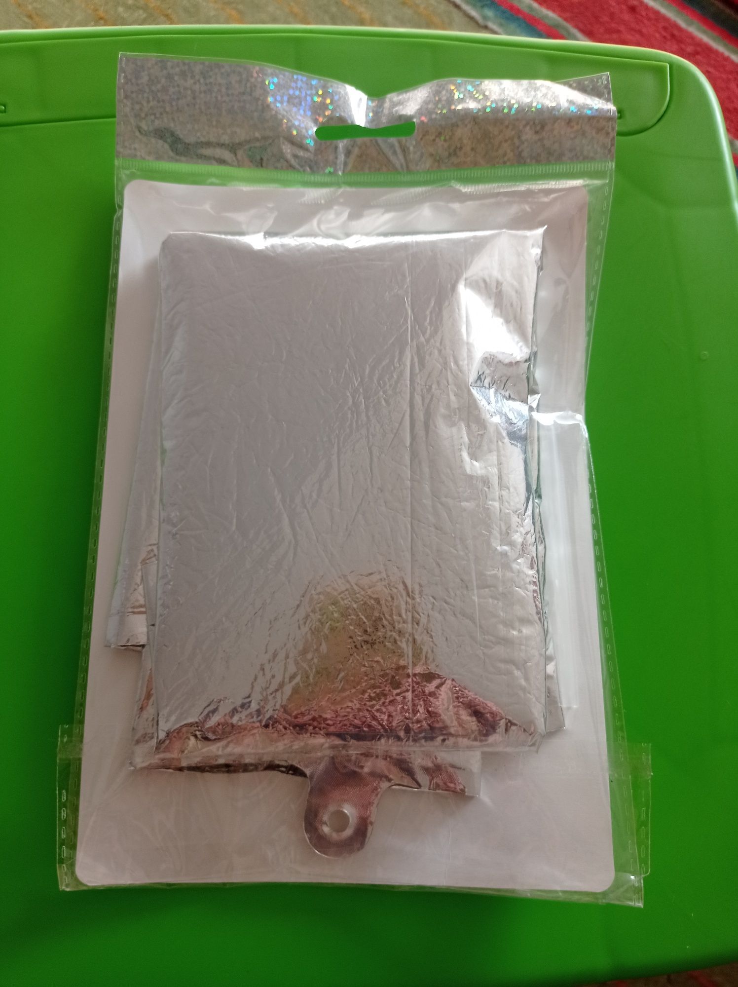 Шар двойка серебро