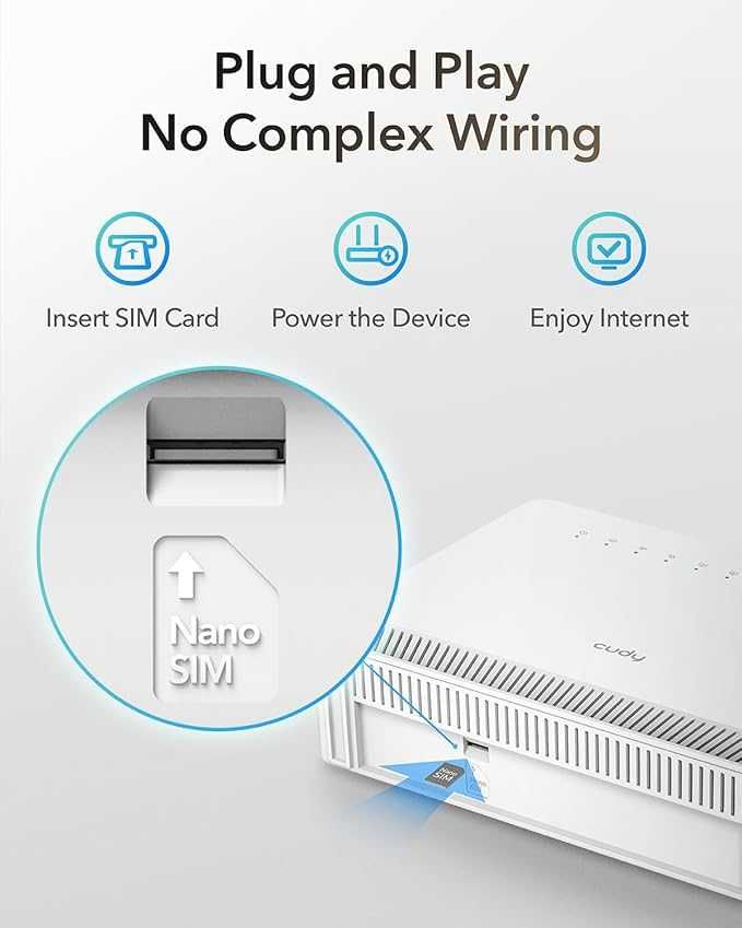 Cudy Router LT500E 4G LTE Cat 4 OpenVPN – WireGuard