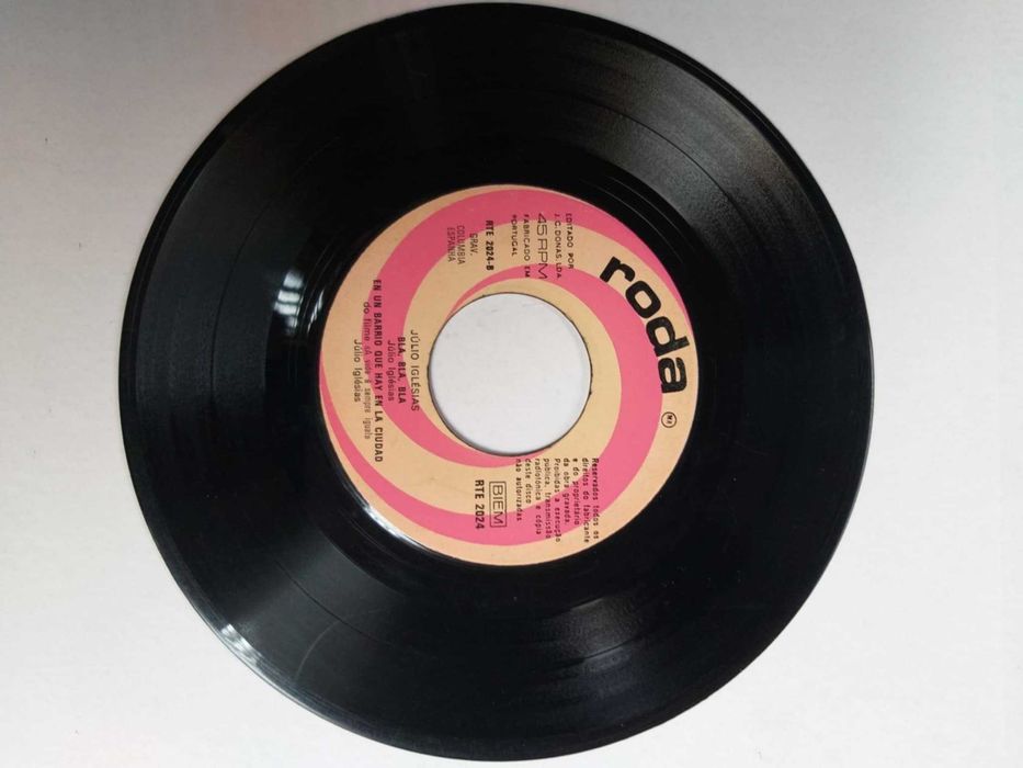 Single Vinil Julio Iglesias- Chiquilla