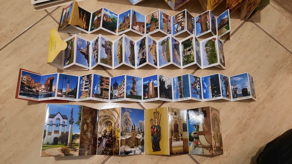 Mini albumy rozkładane i pocztówki