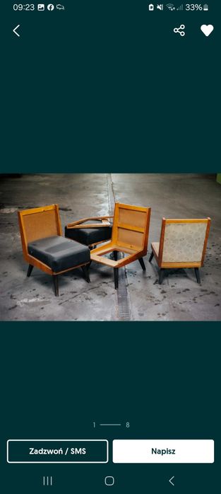 Fotel prl retro vintage