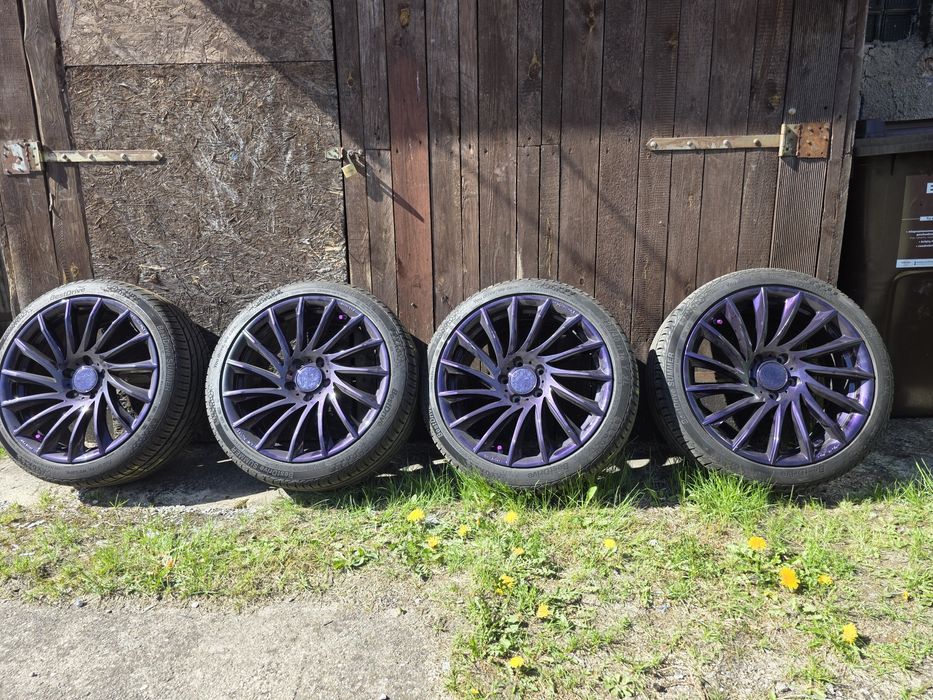 Felgi Aluminiowe R18 5x114.30 + Opony letnie TMPS