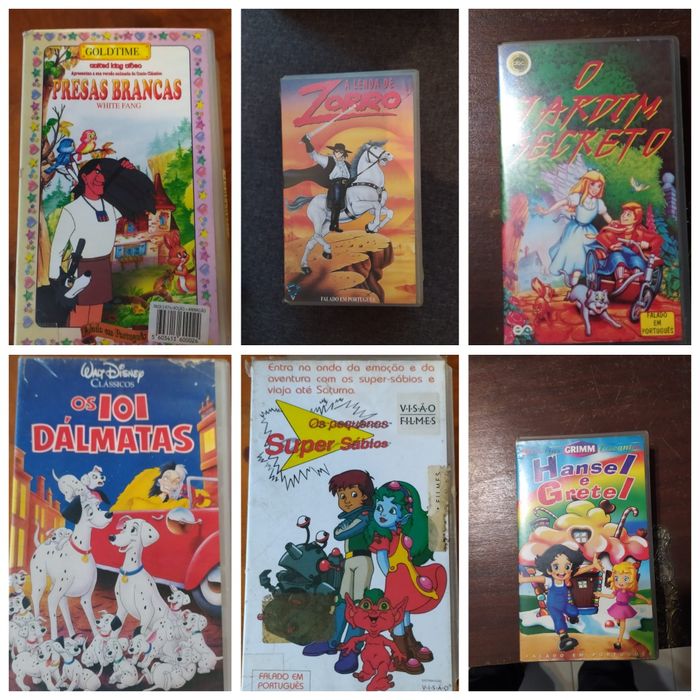 Cassetes VHS Filmes