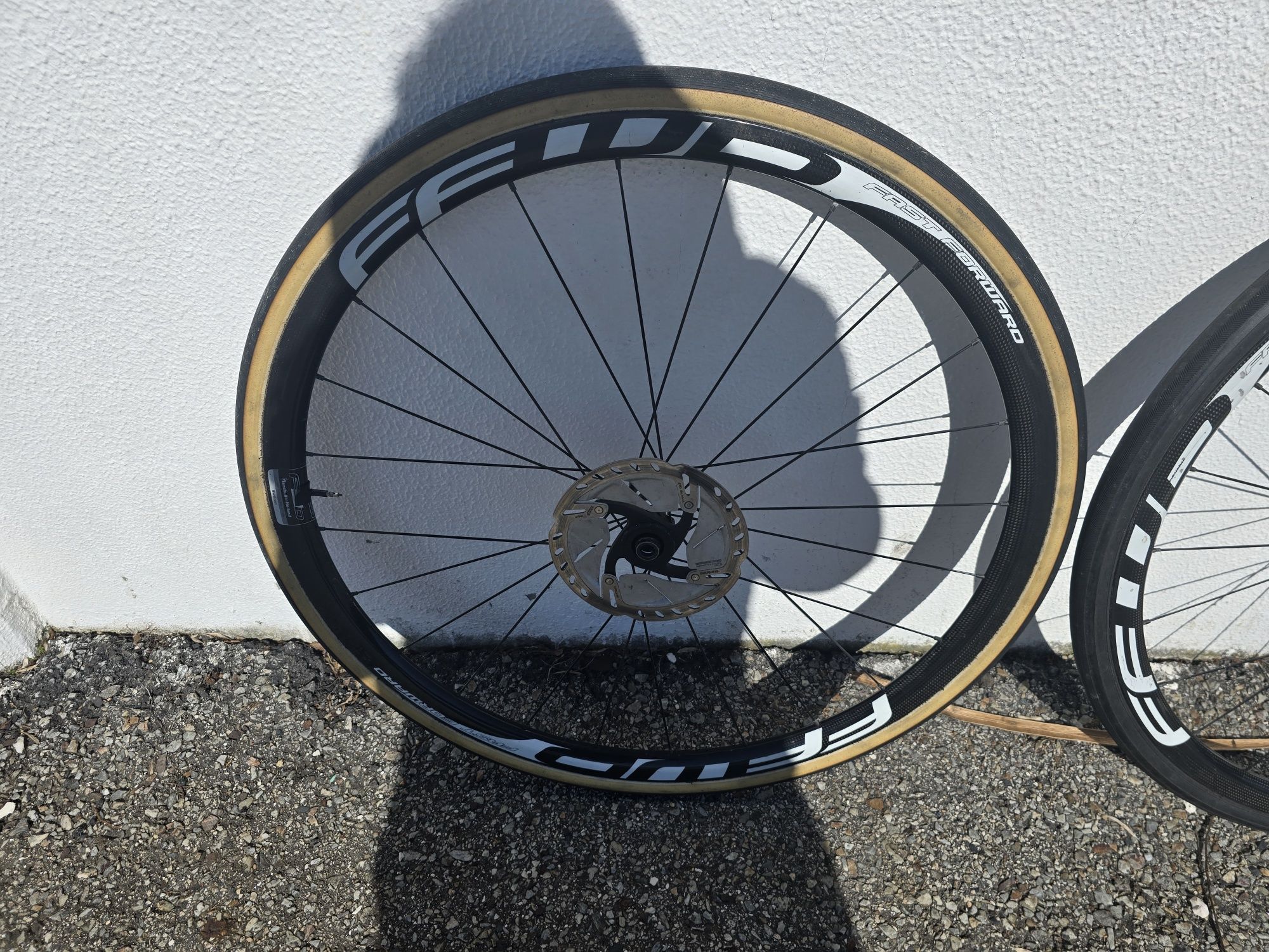 Rodas de carbono de disco tubular