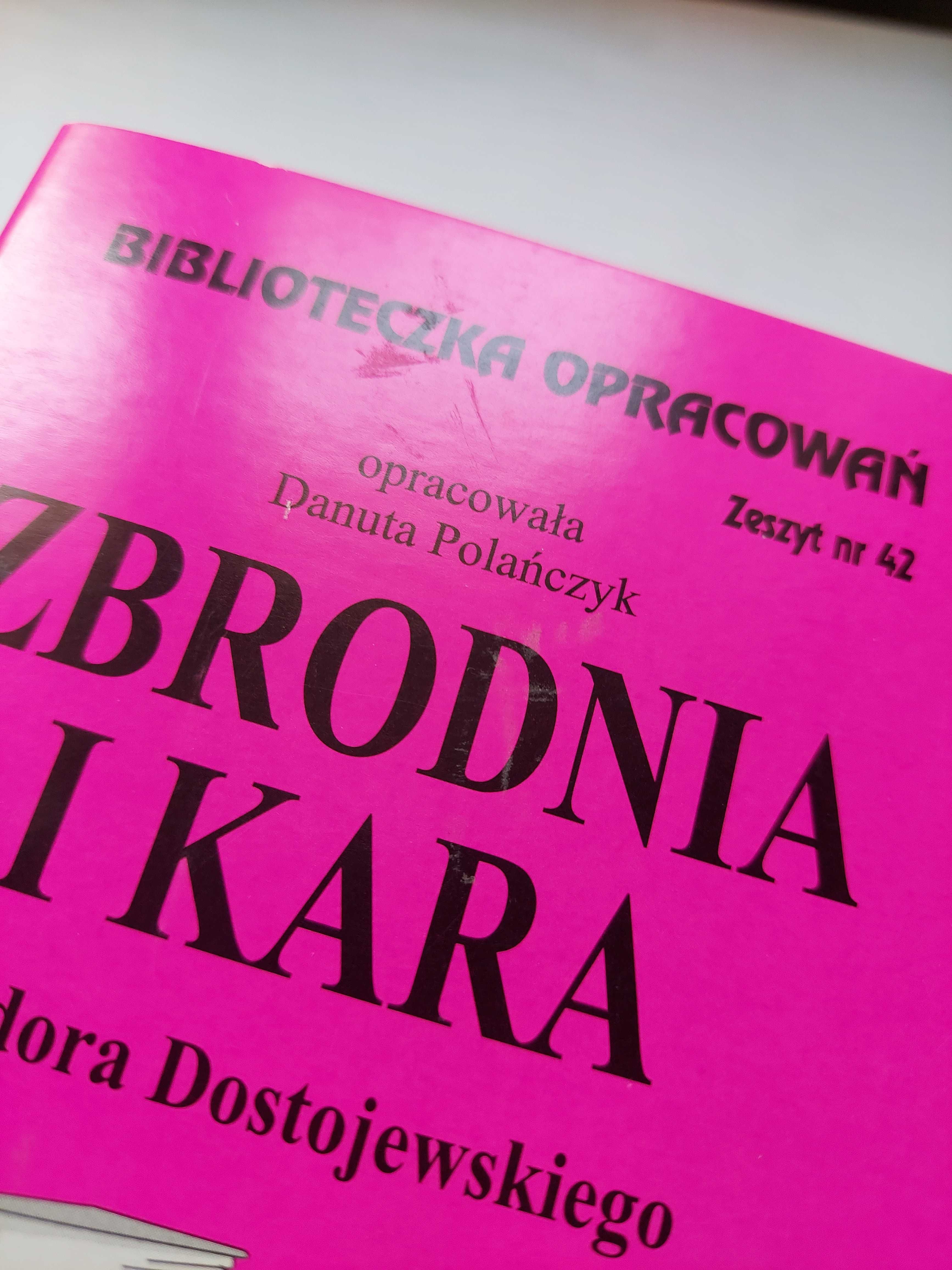 Książeczka/Opracowanie "Zbrodnia i Kara"- Fiodor Dostojewski