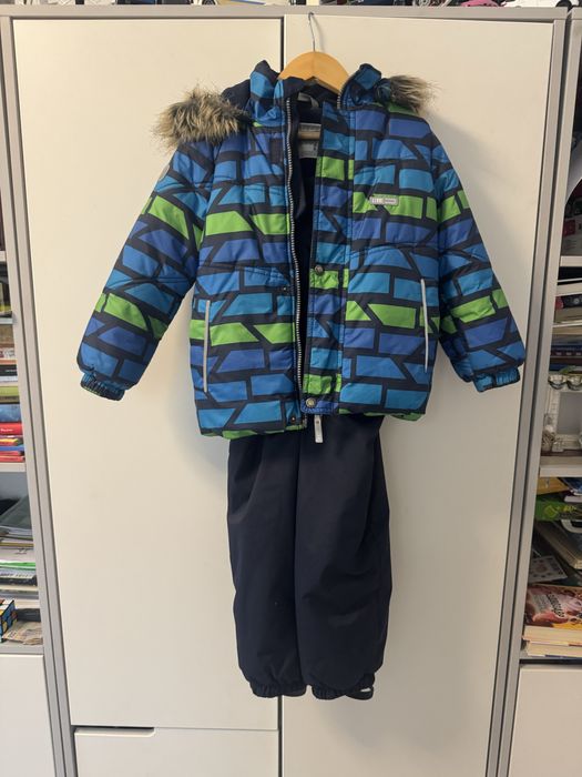 зимовий комплект куртка+штани напівкомбінезон Lenne на зріст 104+6 см