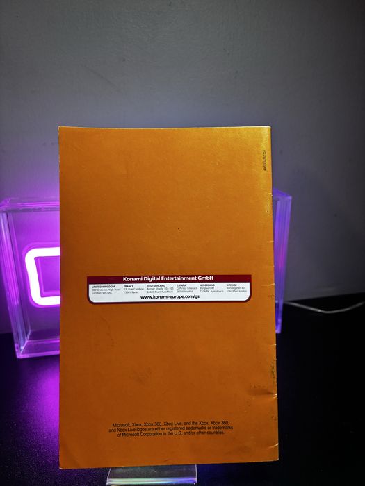 PES 6 Xbox 360 manual instrukcja