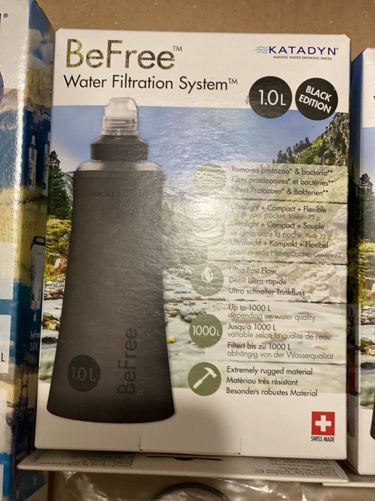 Zestaw filtrów do uzdatniania wody turystyczne survival katadyn bidon