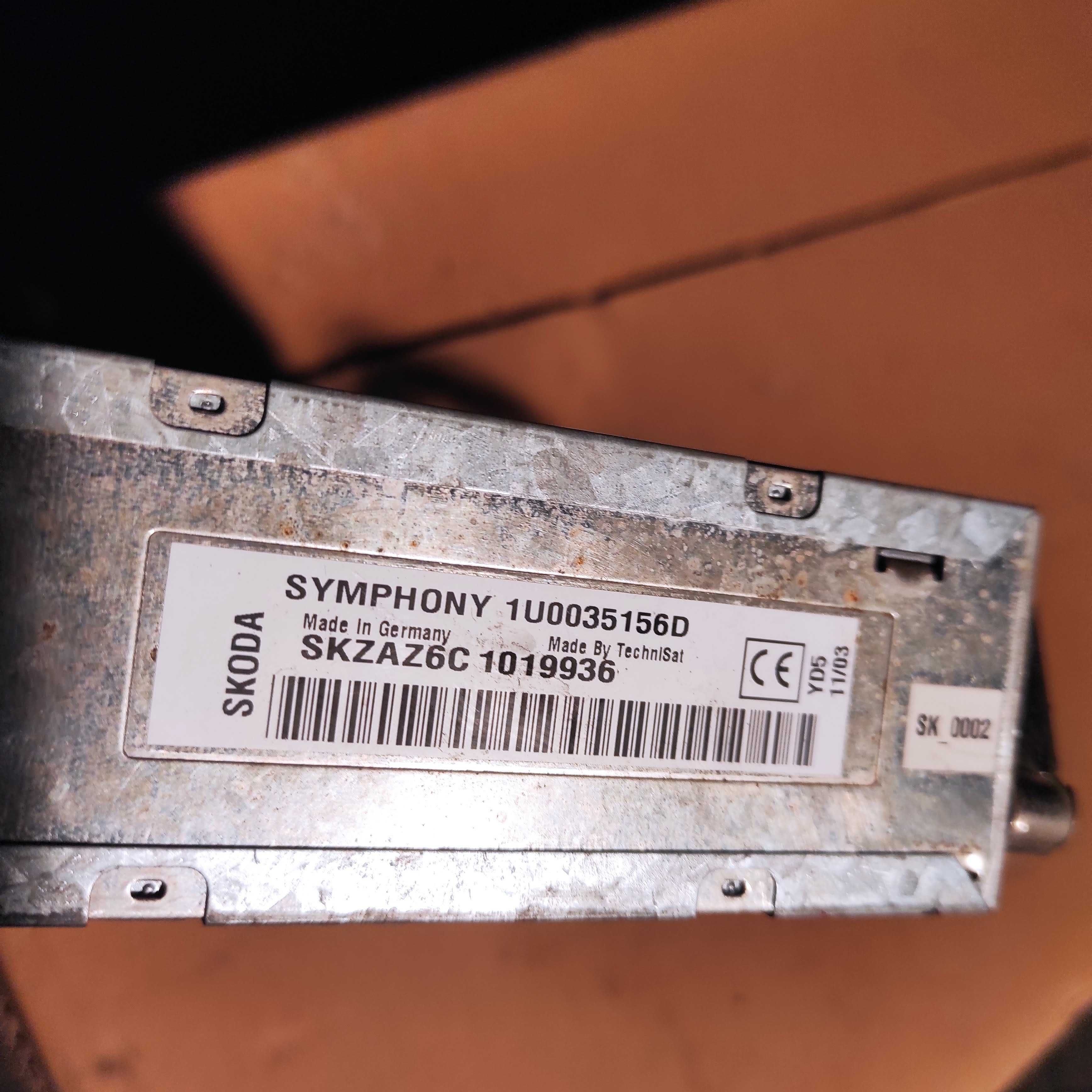 Radio CD Symphony Skoda Octavia I radioodtwarzacz RDS 1U0035,156D