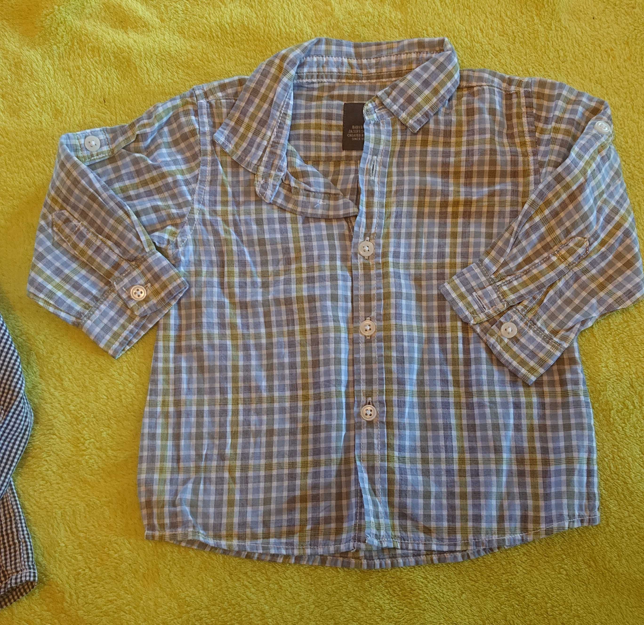 3 x koszula / Mamas & papas / Zara baby / Schnizler / ok. 74