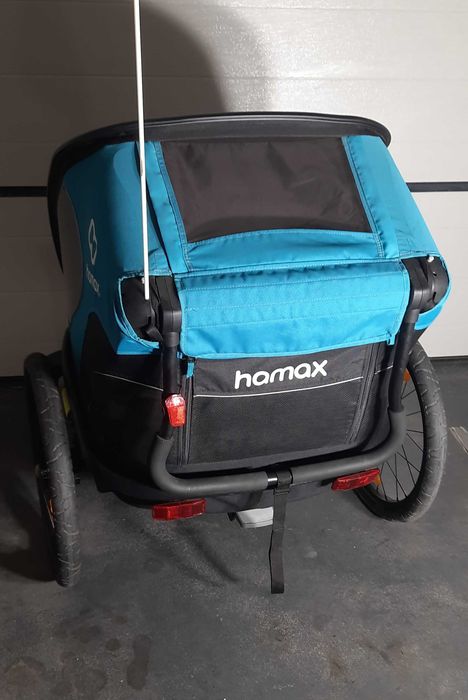 Przyczepka rowerowa biegowa Hamax Pioneer / Outback Twin 2-osobowa