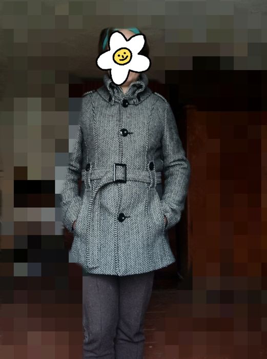 Пальто осіннє  сіре