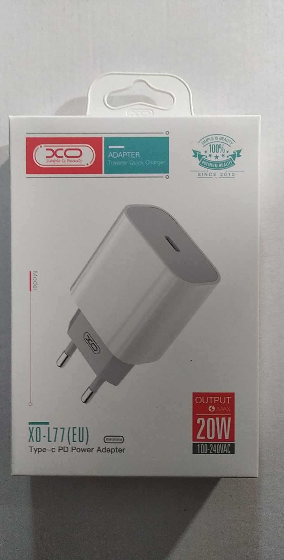 Szybka ładowarka sieciowa USB Typ C 20 W 3A