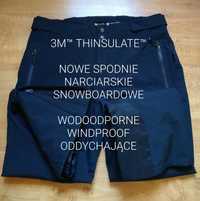 Thinsulate™ nowe niemieckie męskie spodnie narciarskie / snowboardowe