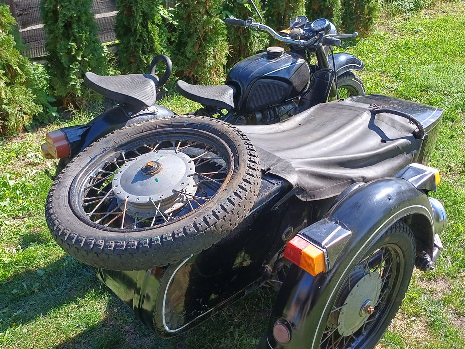 Dniepr zkoszem bocznym zarejestrowany k750 m72 emka Ural iż