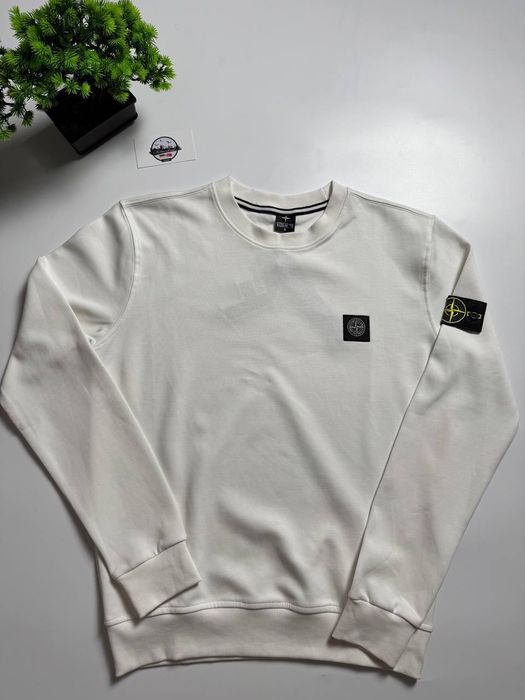 Постачальник світшот Stone Island білий