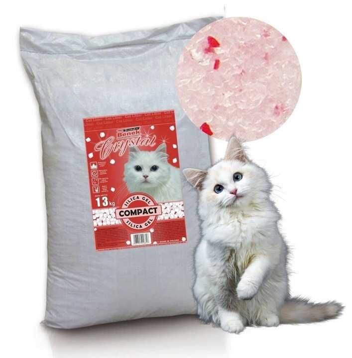 Żwirek dla Kota Kotów SUPER BENEK Crystal Gwiezdny Pył 13kg Silikonowy