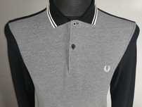 FRED PERRY Koszulka Polo Męska długi rękaw S Bawełna Super stan Tshirt
