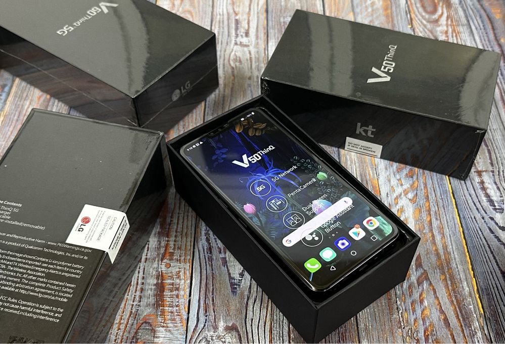 ꧁ Новий LG V50 6/128Gb V500 Black - Лж в50 • (є: G9,V50s,V60) ꧂