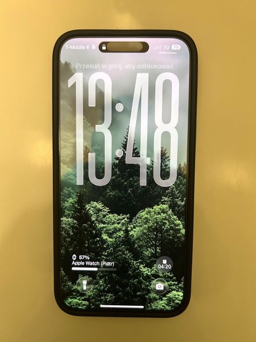 iPhone 15 Pro Max 256 GB, Czarny, Stan BDB + Etui Spigen Carbon