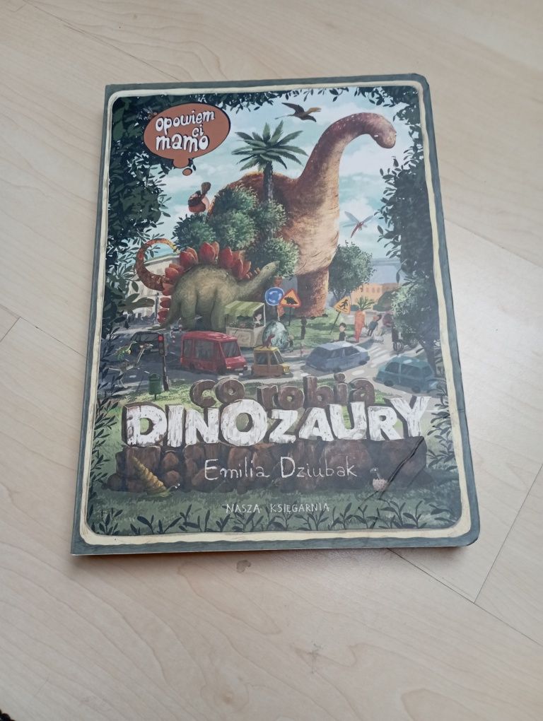 Książka dla dzieci o dinozaurach