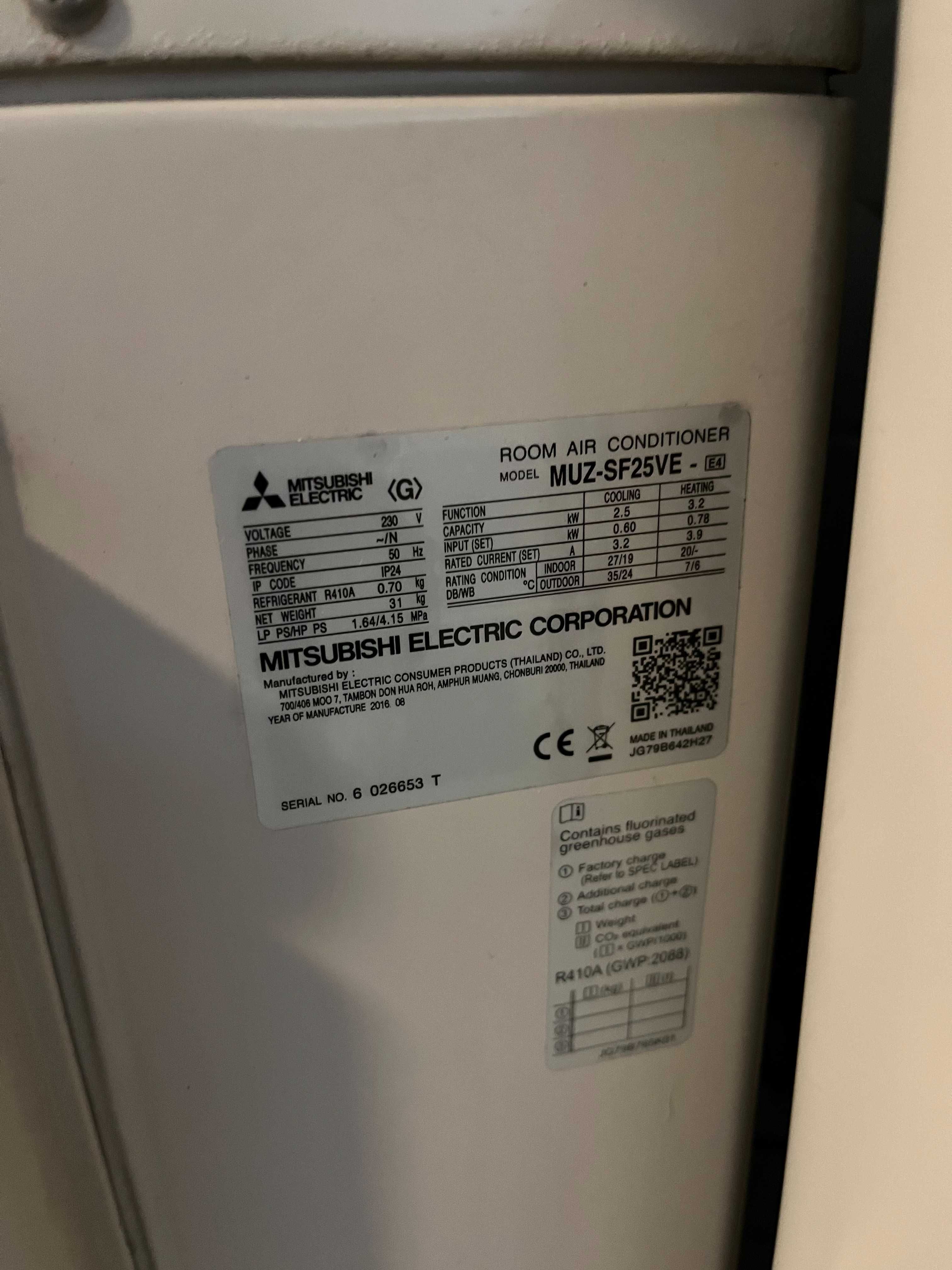 Ar condicionado Mitsubishi Electric