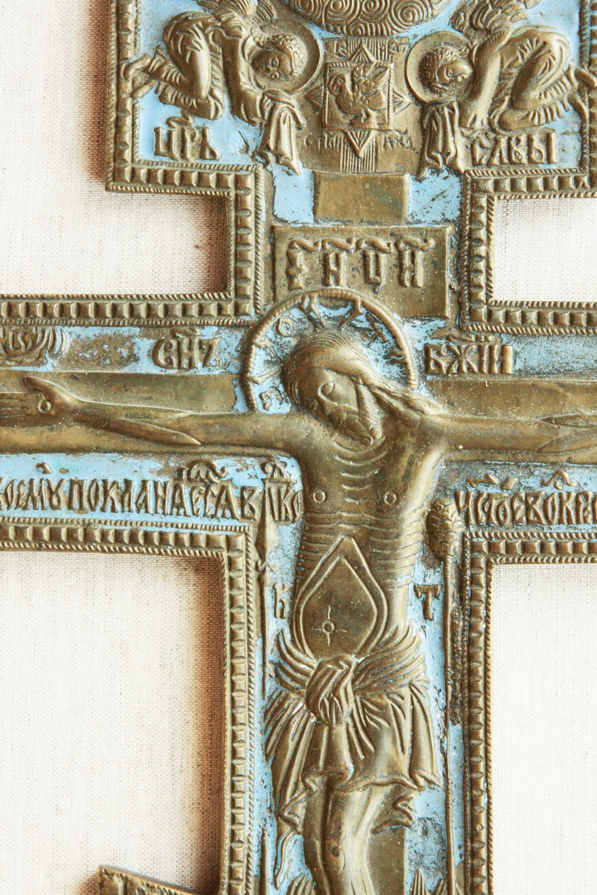 Крест киотный, 19 век.