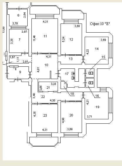 Офіс в БЦ, вул. Шовковична, метро Палац Спорту