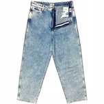 Wrangler Barrel Jeansy Damskie Straight Fit Wysoki Stan Logowane r. W3