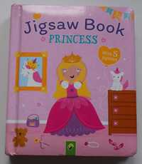 Princess  Jigsaw Book książeczka z puzzlami w j.angielskim