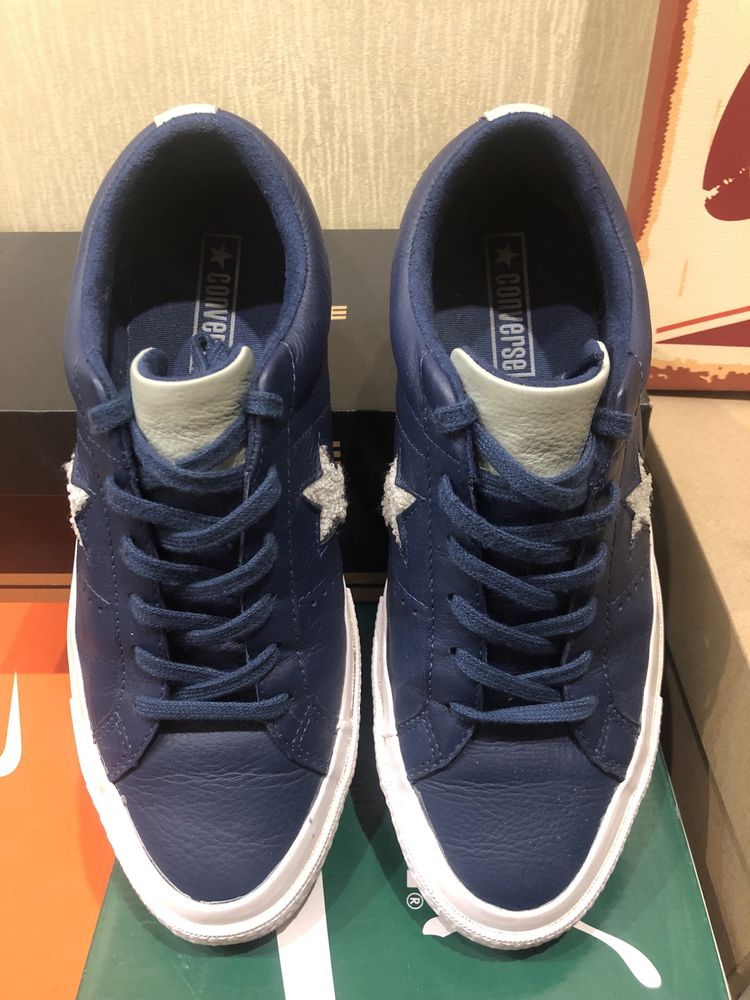 Шкіряні кеди Конверс Converse. Стан новихх